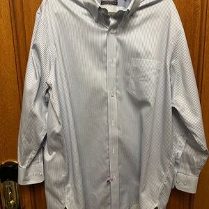 Black Brown 1826 Blue Dress Shirt‎